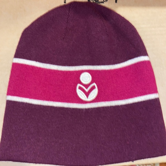 Isabel Marant Accessories - Isabel marant Camden colorblock beanie burgundy